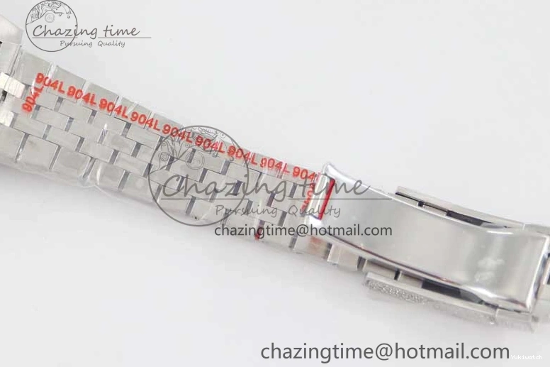 Jubilee Diamonds Datejust TWF 41 Arabic Full on A2824 Dial Edition SS Markers Best Bracelet 1:1 0214